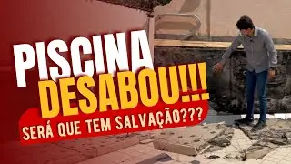 PAREDES DA PISCINA DESABARAM, E AI TEM SOLUÇÃO???
