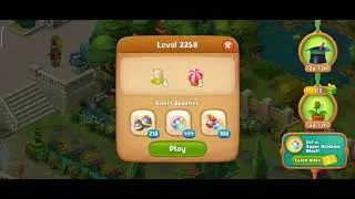 Gardenscapes Level 2258 Walkthrough 