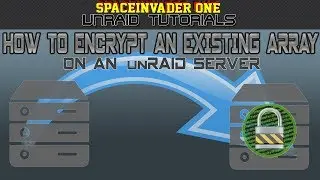 How to encrypt an existing array on an unRAID Server