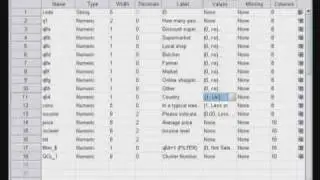 SPSS Data manipulation