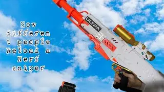 How different people reload a Nerf sniper (Nerf ULTRA Pharaoh) 50 SUB SPECIAL! | Ecl1pse’s Arsenal