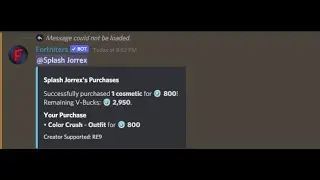 How to buy a fortnite item on phone using a discord bot