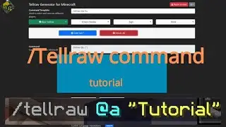 /Tellraw command tutorial | Minecraft how-to | Mules Gaming