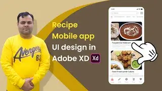 Recipe Mobile App UI Design In Adobe XD | UX/UI Design