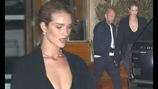 Rosie Huntington-Whiteley and fiancé Jason Statham enjoy a rare date night in Malibu - 247 News