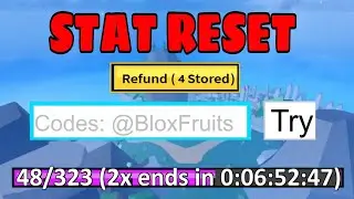 ALL WORKING STAT RESET CODES in Blox Fruits 2024! ROBLOX BLOXFRUIT CODES