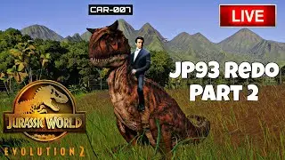 JP93 Custom Map Part 2! Jurassic Park 30th Anniversary!! Jurassic World Evolution 2 LIVE PS5