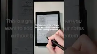 Fastest way to add a text Box in Onyx Boox Notes