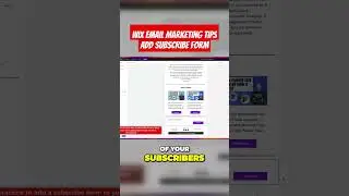 Wix Tips: Wix Subscribe To Mailing List Form