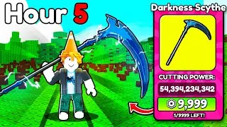 I Spent 24 Hours in Roblox Cut Trees...