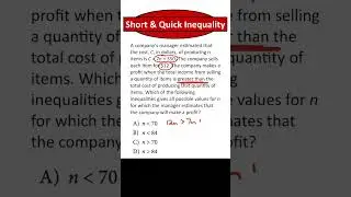 Profits vs Costs #shorts #math