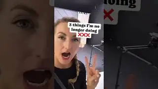 3 Things I'm No Longer Doing