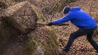 I found treasure left behind by bandits in the rocks by the stream!!!