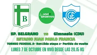 EN VIVO- Sp. Belgrano vs Gimnasia (CDU)