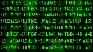 Stock Market Board Arrows. Stock Footage