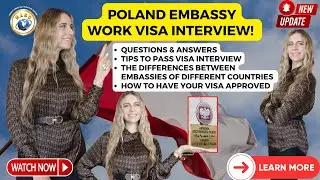 Poland Embassy Interview for Work Visa || Questions and Answers|| 2023 Poland Visa Appointment 