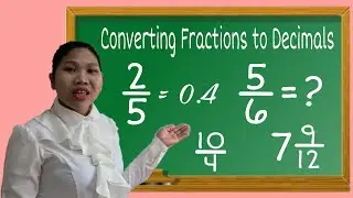 HOW TO CONVERT FRACTIONS TO DECIMALS
