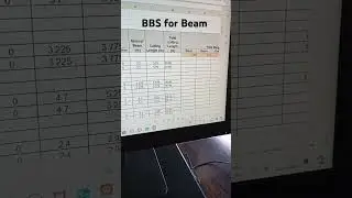 BBS for Beam l Bar Bending Schedule for Beam l Civil Engineering