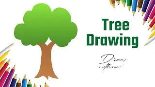 How To Draw a Tree With Pencil Color ||  Easy Tricks For beginners | Step-By-Step Drawing Tutorial