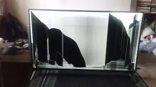 Разбитая матрица. Сколько стоит замена и ремонт? Телевизоp LG UHD 4 K разбился.