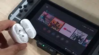 HomeSpot Bluetooth Adapter for Nintendo Switch - Pairing with AirPods