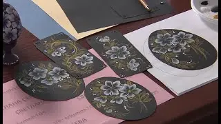 Мастер класс Сергеевой С. В.  Белый цветок 