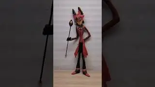 Аластор из отеля хазбин. #лепка #hazbinhotel #аластор