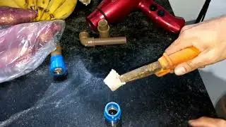 como retirar  ponta de cano colada no joelho bem rápido,com secador  de cabelo.