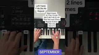 September - Sparky Deathcap (EASY PIANO TUTORIAL WITH LETTER NOTES)