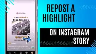 How to repost a highlight on Instagram story