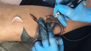 Eşimin dövme çalışması | My wife's tattoo work
