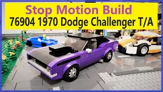 76904 1970 Dodge Challenger T/A  Stop Motion Build Lego Speed Champions