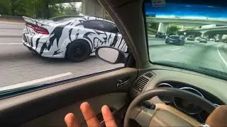 SRT ALTIMA CRUISING WITH HELLCAT REDEYE IN TRAFFIC POV