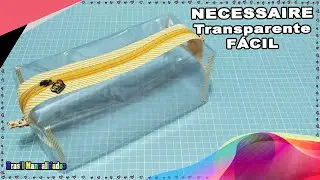 NECESSAIRE TRANSPARENTE - NECESSAIRE LUXO DE PLÁSTICO CRISTAL