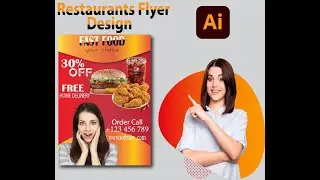 how to create restaurant flyer design in adobe illustrator