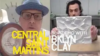 BKLYN CLAY Online Tutorial: Slip Demo with Central Saint Martins