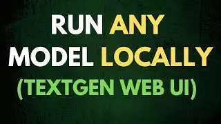 Run ANY Open Source Model LOCALLY for FREE | TextGen Ai Web UI & Conda tutorial