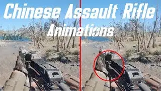 FALLOUT 4 - CHINES ASSAULT RIFLE ANIMATIONS - ANIMATION MOD - PC - BY WarDaddy