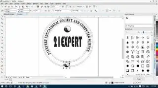 How To Make Stamp Inside Coreldraw X7