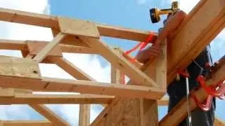 One Man Roof Truss Raising