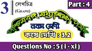 WBBSE Class IX Math Chapter 3 |WB Class 9 Math Koshe Dekhi 3.2 | WB CLASS 9 Graph | Graph | PART 4