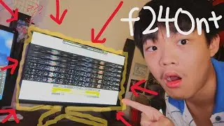 Bing unboxing his monitor (PRISM+ F240n)