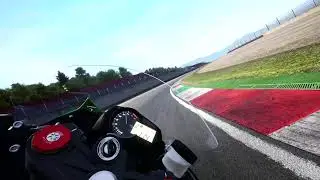 Extremely rusty Ride 4 gameplay on Mugello