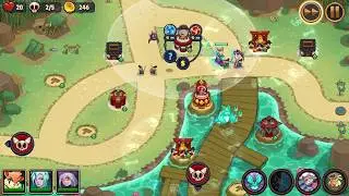Realm Defense | World 6 | Level 188 | Campaign Mode | Weak Heroes | 3 Stars | No Items | Okakoku