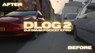 DJI Osmo Pocket 4P - DLOG 2 - Free LUT DOWNLOAD
