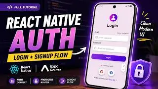Build a complete React Native Authentication Flow from scratch using Expo Router (GDGOC-Mentorship)