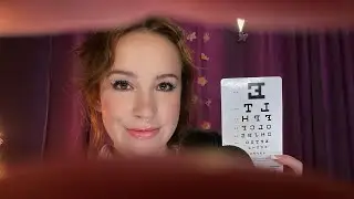 ASMR Roleplay | Eye doctor: inspection, eye serum, light exams, glasses prescription