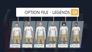PES 2019 - New | OPTION FILE - LEGENDS | Preview & Tutorial 