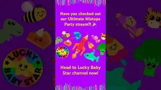 🎉 Ultimate Mixtape Party Preview with Lucky Baby Star! 🍎🚀 #DanceParty #BabySensory #Shorts