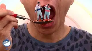 Leanna and Walt travel through Jah's Digestive System!